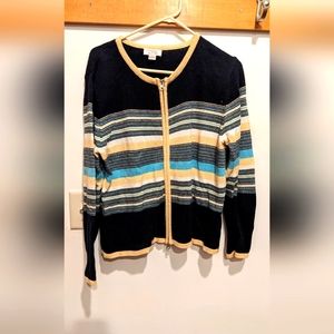 Christopher and Banks Zip Cardigan